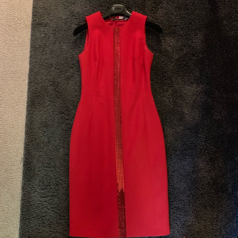 Versace Collection Embellished Sheath Dress